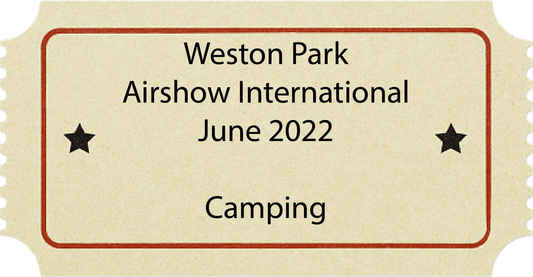 Base camping ticket icon